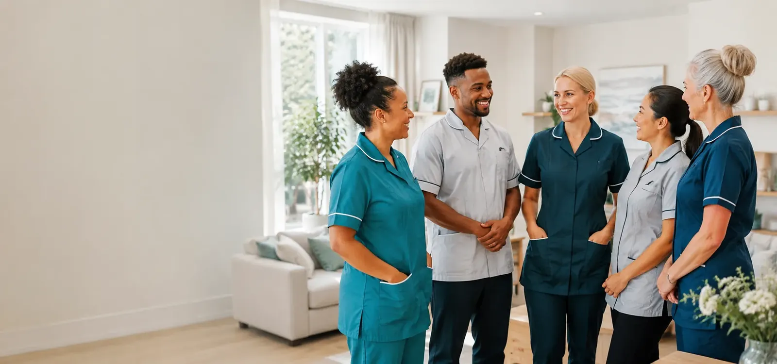 The Phoenix Care 4 U team of carers and nurses
